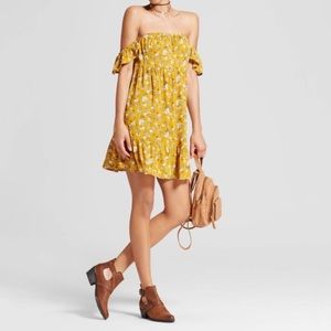 Off The Shoulder Floral Dress